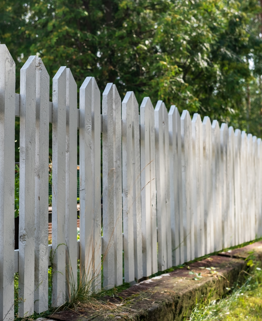 wooden fence
